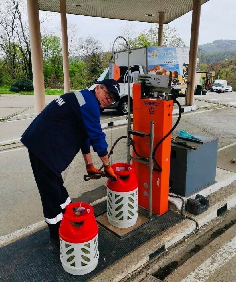 Заправка газовых баллонов в Новосибирске.